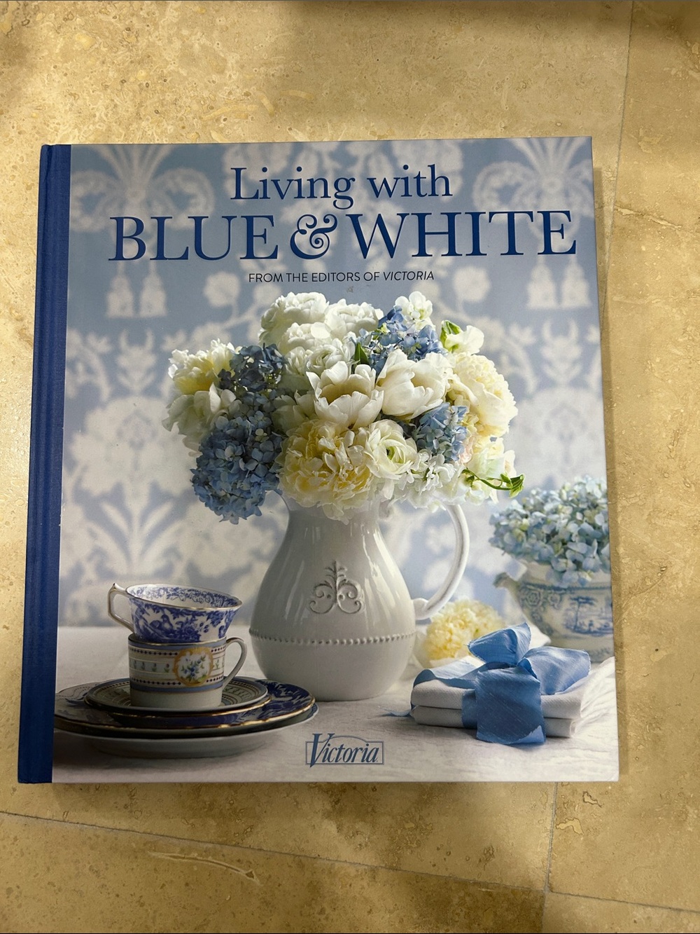 Living with Blue & White Coffee Table Book - Blue and White